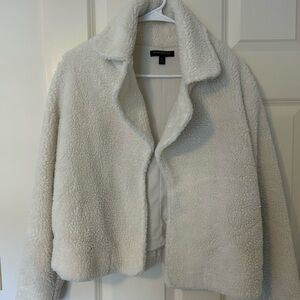 Banana Republic Soft Cream Teddy Jacket